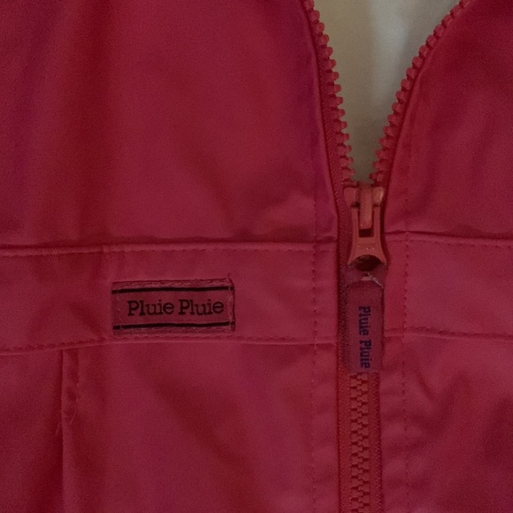 Pluie Pluie pink raincoat hoodie Size 6/6x - Picture 3 of 6